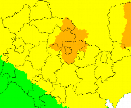 Aktuelle Unwetterwarnungen Thüringen