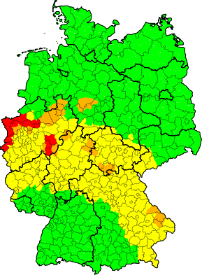 Aktuelle Unwetterwarnungen | Deutschland