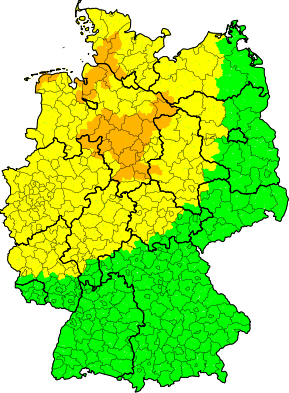 Aktuelle Unwetterwarnungen | Deutschland